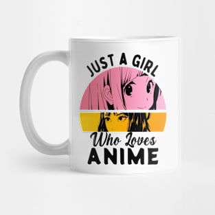 Just A Girl Who Loves Anime Mug